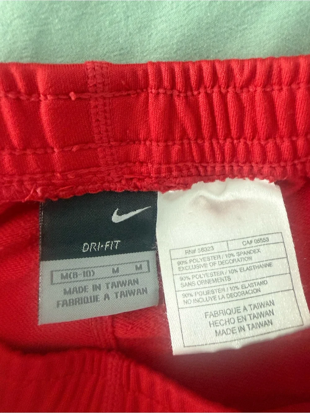 Nike Red Dri-FIT Athletic Pants – Men’s/Women’s M– Running/Yoga Track Pants